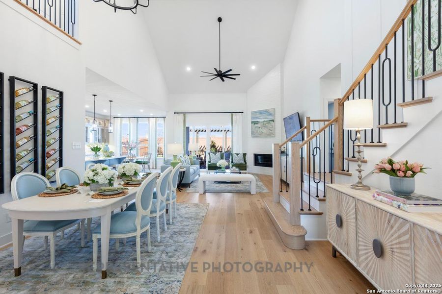 Furnished interior view inside a new home in Mont Blanc, Schertz (Image 9).