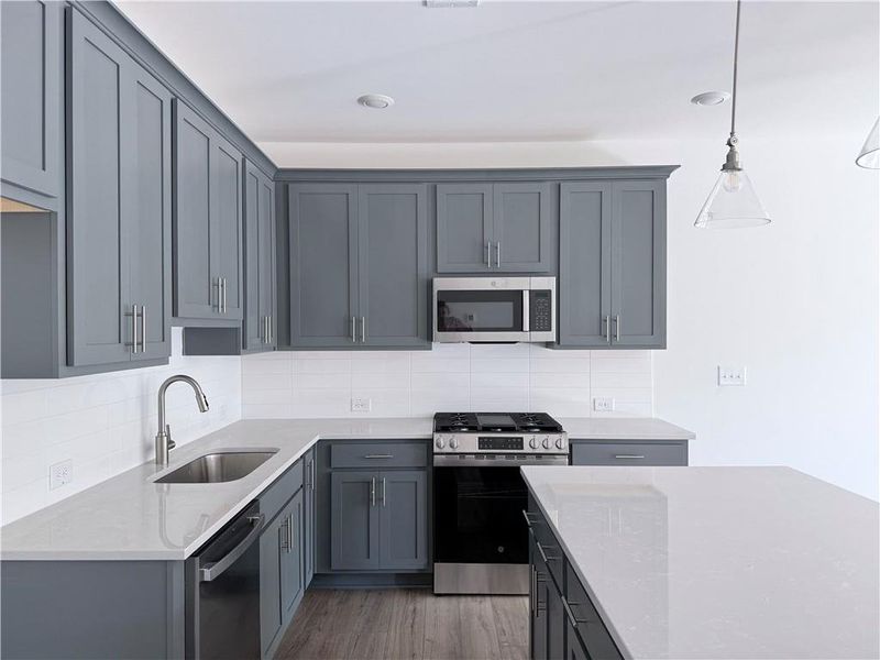 Furnished interior view inside a new home in Park Vue, Atlanta (Image 16). Furnished interior view inside a new home in Park Vue, Atlanta (Image 16).