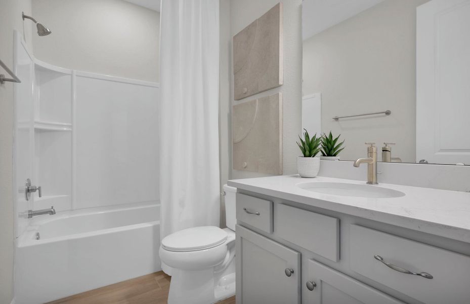 Representative furnished interior of a home built from the Cedar by Pulte Homes in Seminole Palms, Palm Coast (Image 13).