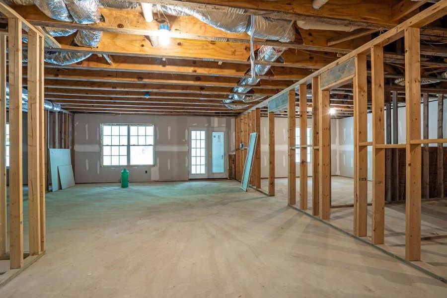 In-progress construction of a new home in , Lula, GA (Image 36).
