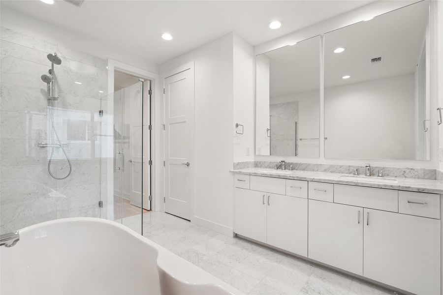 Furnished interior view inside a new home in Austin Modern Lofts at Mueller, Austin (Image 15).