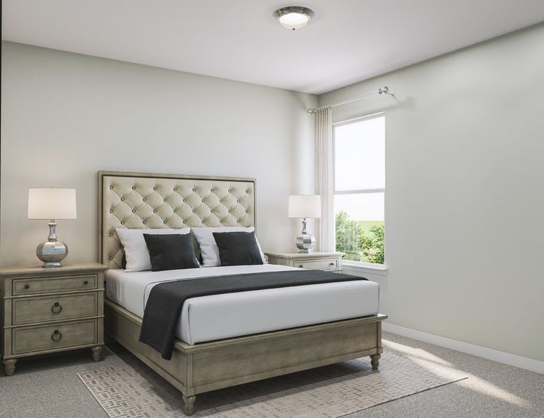 Furnished interior view inside a new home in Arbor Collection At Park Central, Georgetown (Image 16).