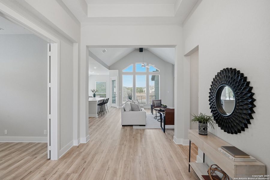 Furnished interior view inside a new home in Esperanza – New Phase Now Selling, Boerne (Image 34).