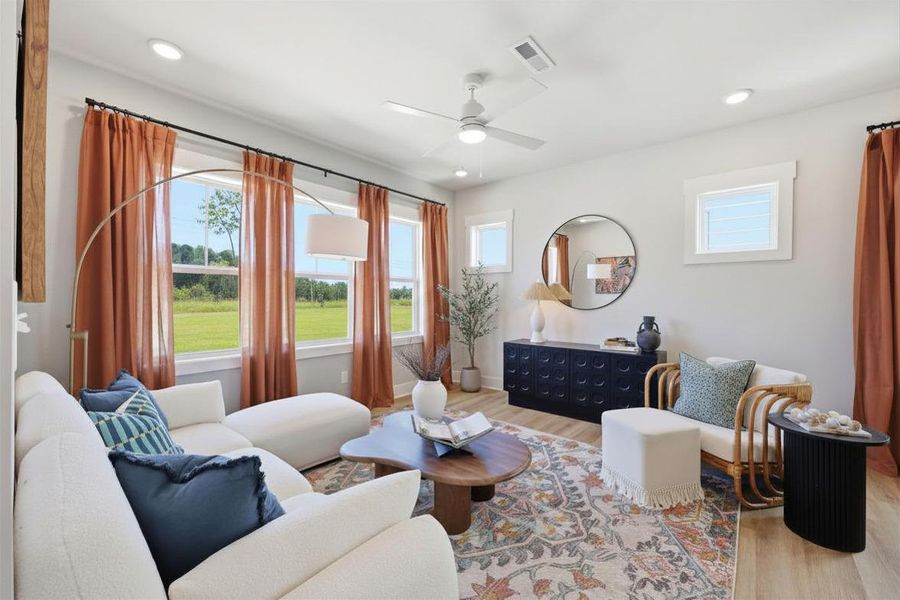 Representative furnished interior of a home built from the Hero by Garman Homes in Allen Park, Raleigh (Image 6). Representative furnished interior of a home built from the Hero by Garman Homes in Allen Park, Raleigh (Image 6).