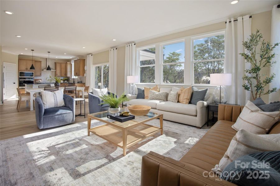 Furnished interior view inside a new home in Sheffield, Indian Trail (Image 13).