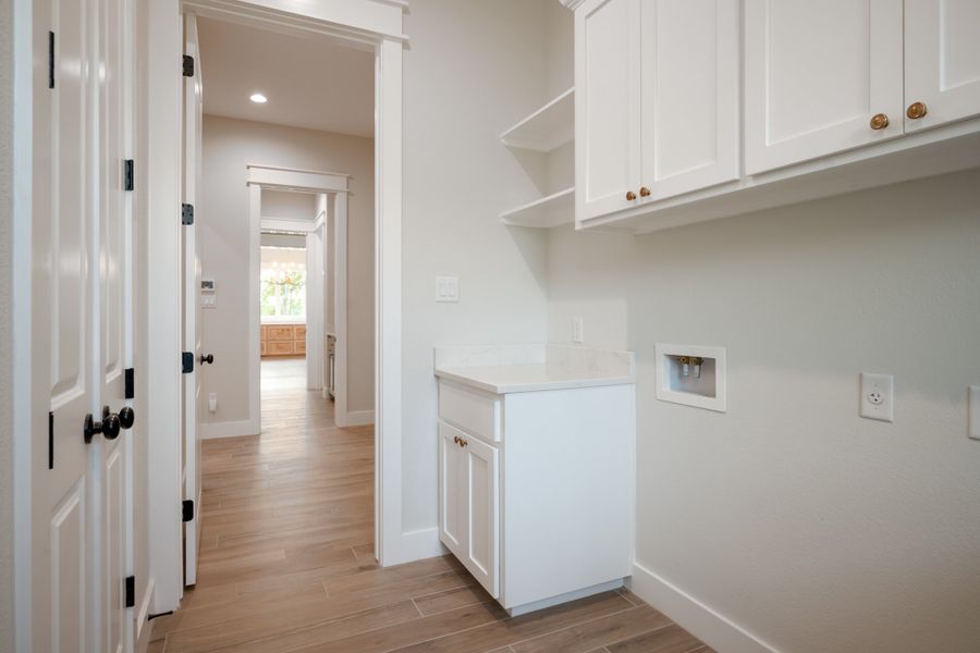 Representative furnished interior of a home built from the The Stella by Reece Homes in Traditions, Bryan (Image 18).