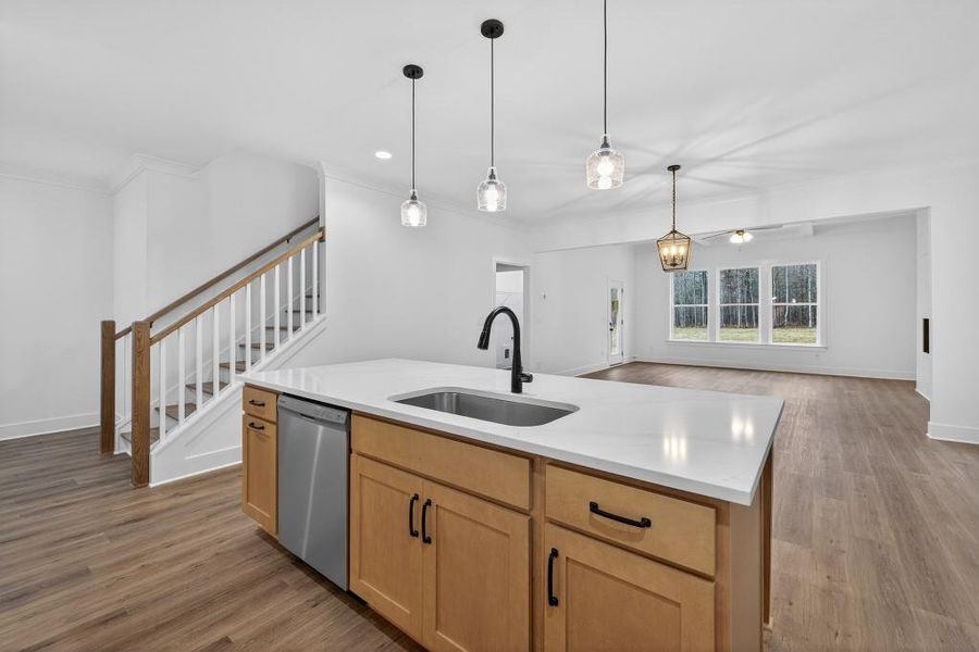 Furnished interior view inside a new home in , Statham (Image 14).