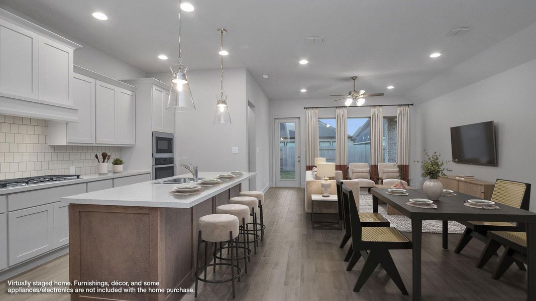 Furnished interior view inside a new home in Audubon, Magnolia (Image 6).