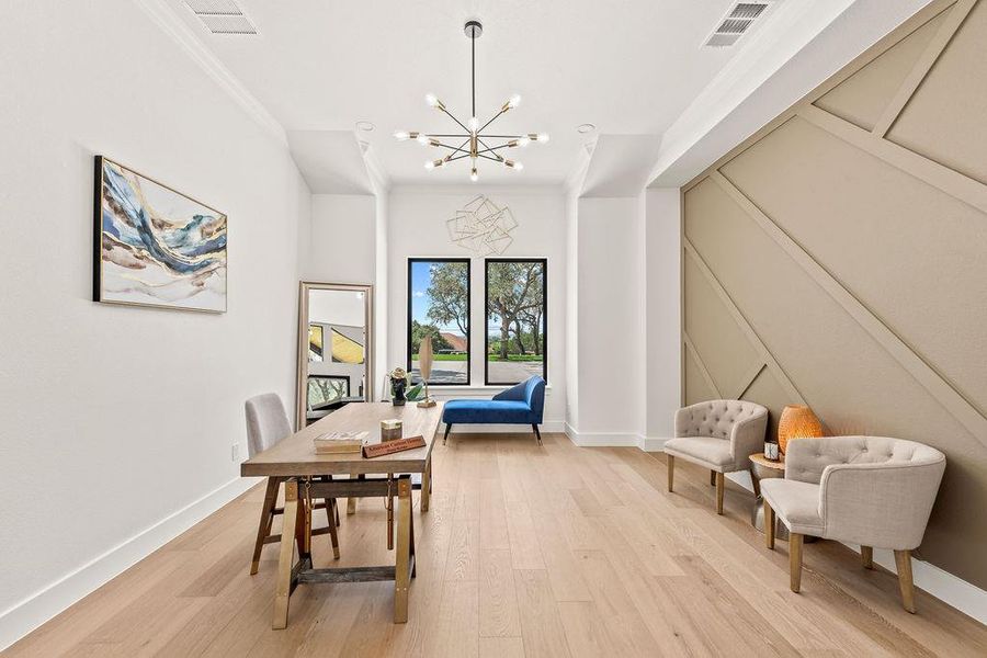 Furnished interior view inside a new home in , Canyon Lake (Image 27). Furnished interior view inside a new home in , Canyon Lake (Image 27).