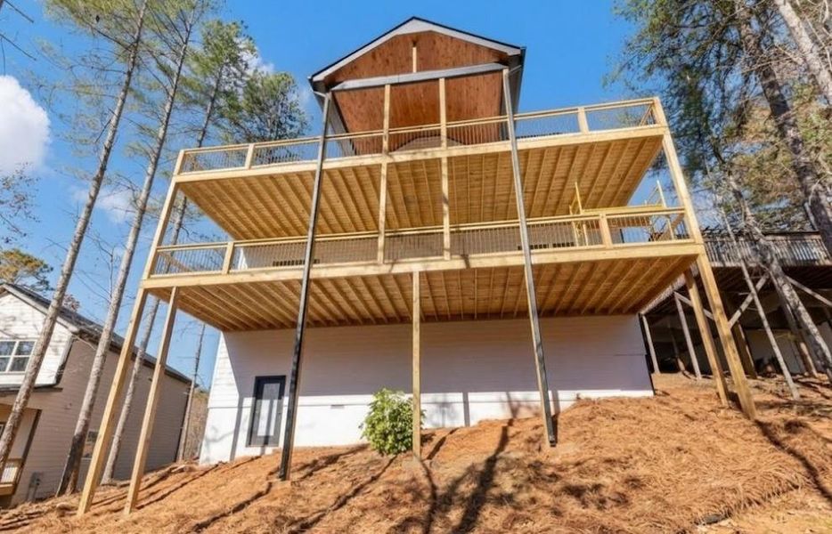 In-progress construction of a new home in , Helen, GA (Image 20).