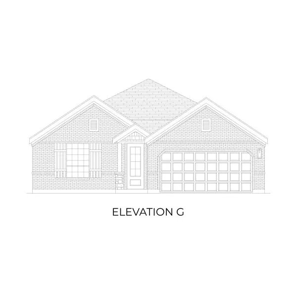 Representative rendering of the exterior for the Monroe F by First Texas Homes (Image 23).