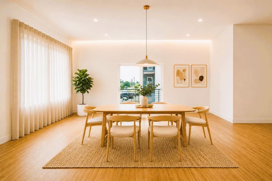 Furnished interior view inside a new home in , Houston (Image 19).