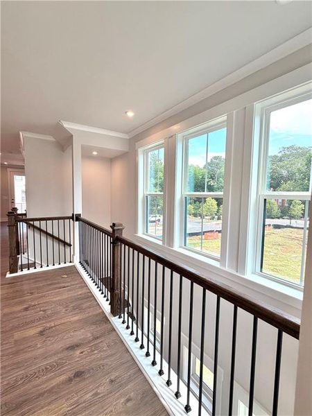 Spacious, unfurnished interior of a new home in The Groves at Myrtle, Roswell (Image 21).