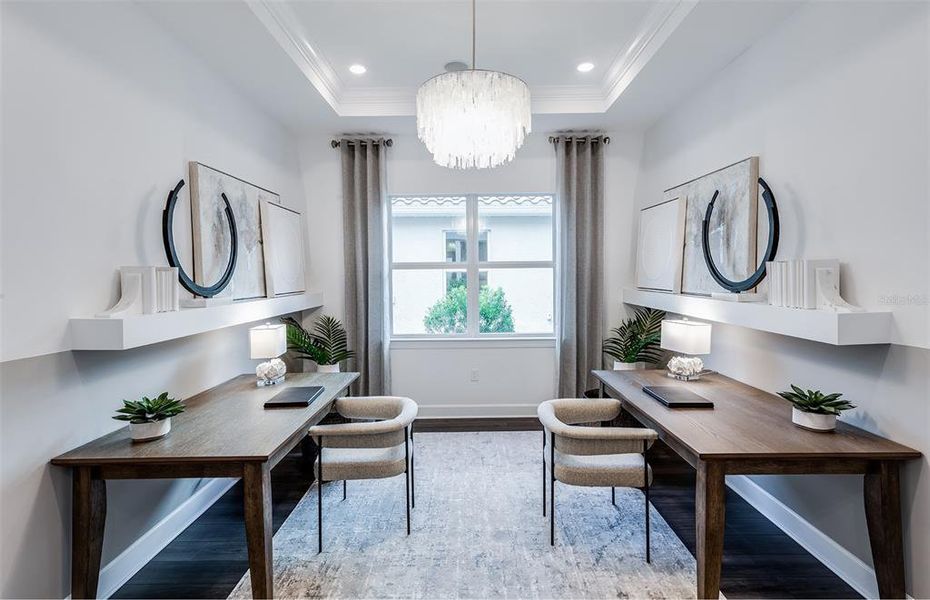 Furnished interior view inside a new home in Talon Preserve on Palmer Ranch, Nokomis (Image 6).