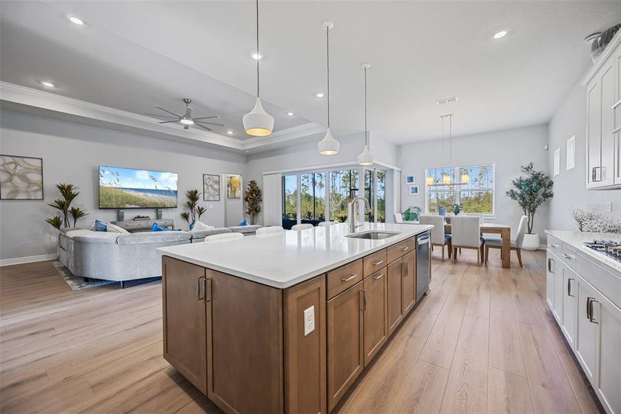 Furnished interior view inside a new home in Del Webb Sunbridge, St. Cloud (Image 9).