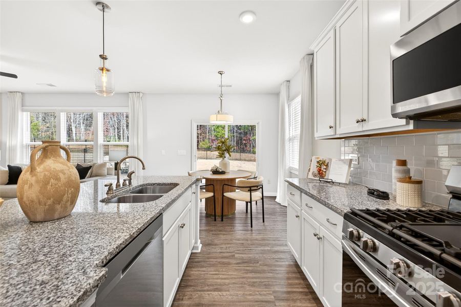 Furnished interior view inside a new home in Villas at Sherrills Ford, Terrell (Image 11).