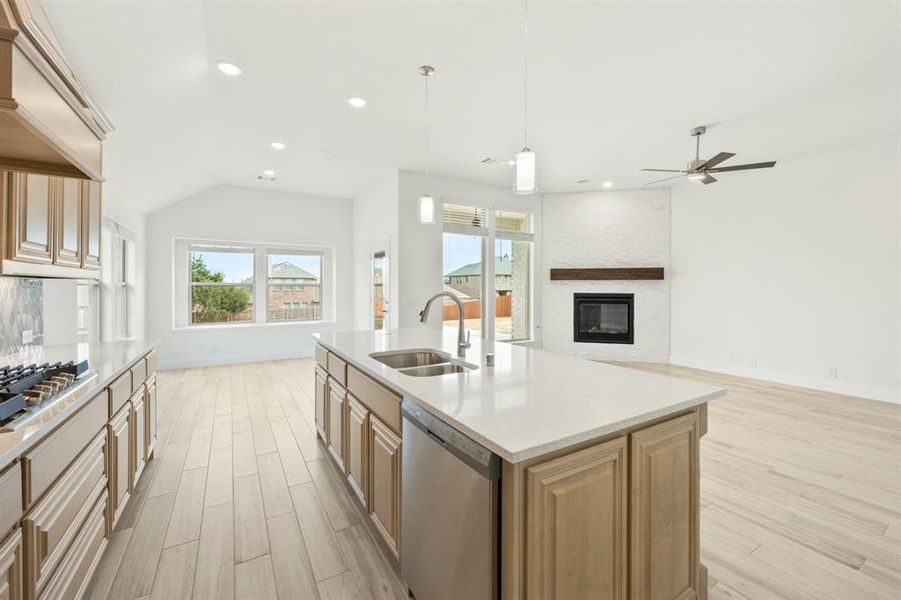 Furnished interior view inside a new home in Mockingbird Heights Classic 80, Midlothian (Image 6).