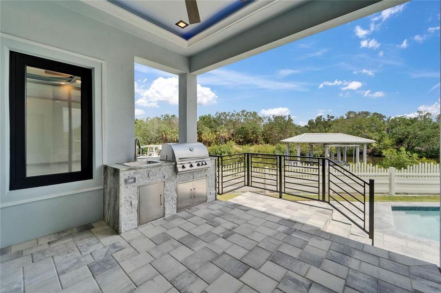Exterior details and patio area of a home in , Apollo Beach (Image 62).
