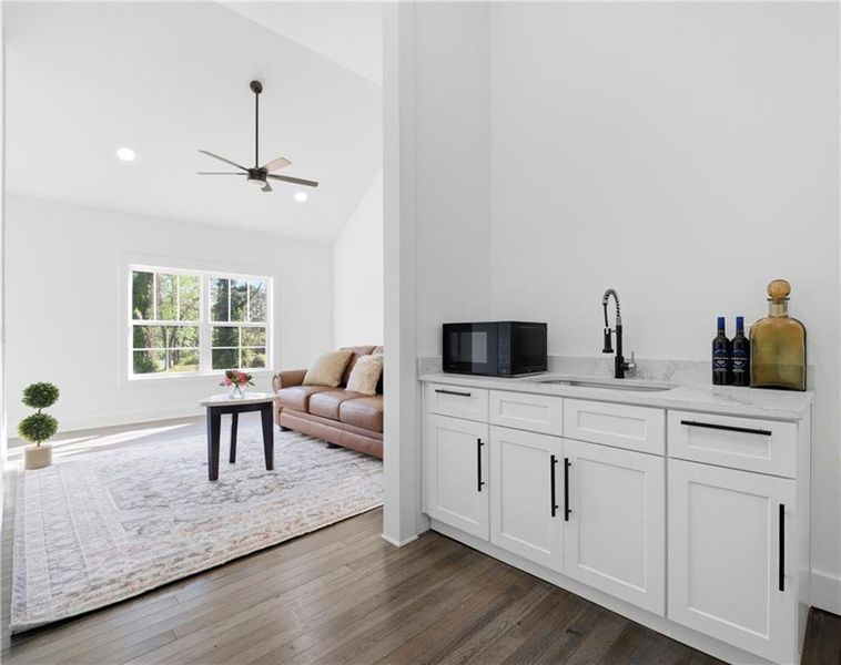 Furnished interior view inside a new home in , Atlanta (Image 29).