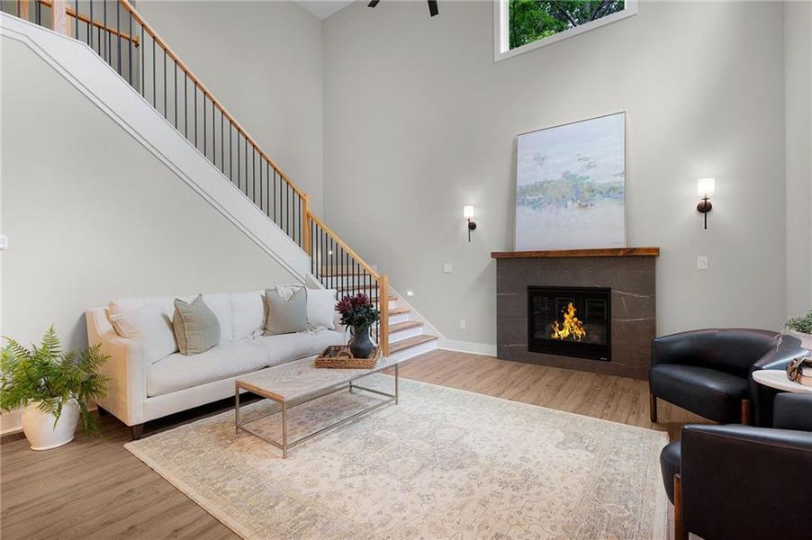 Furnished interior view inside a new home in , Ball Ground (Image 17).