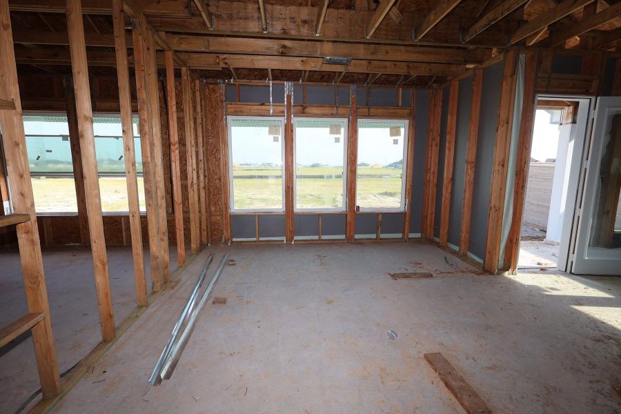 In-progress construction of a new home in Legacy - Retreat Collection, League City, TX (Image 7). In-progress construction of a new home in Legacy - Retreat Collection, League City, TX (Image 7).