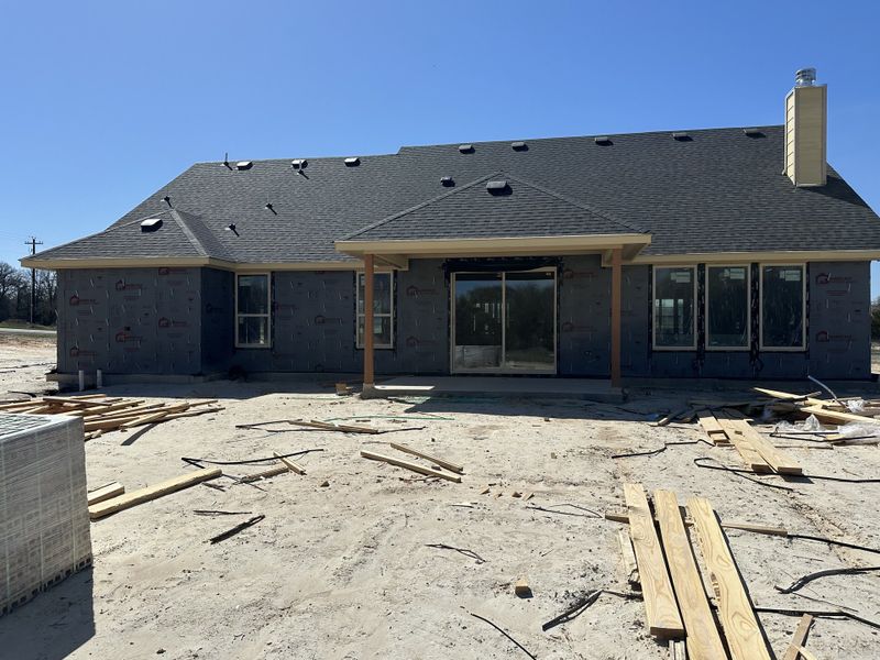 In-progress construction of a new home in Arbor Oaks, Boyd, TX (Image 10).