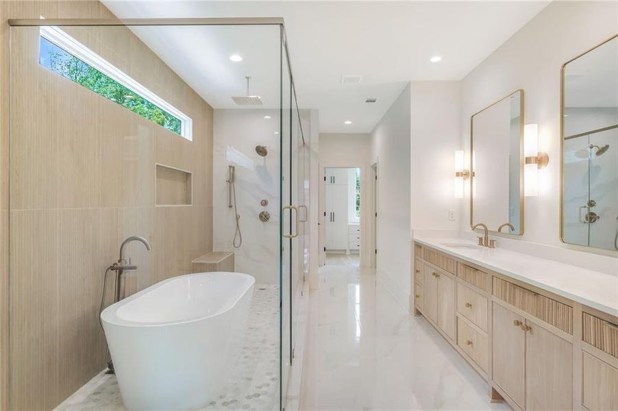 Furnished interior view inside a new home in , Alpharetta (Image 16).