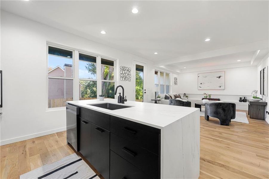 Furnished interior view inside a new home in , Atlanta (Image 5).