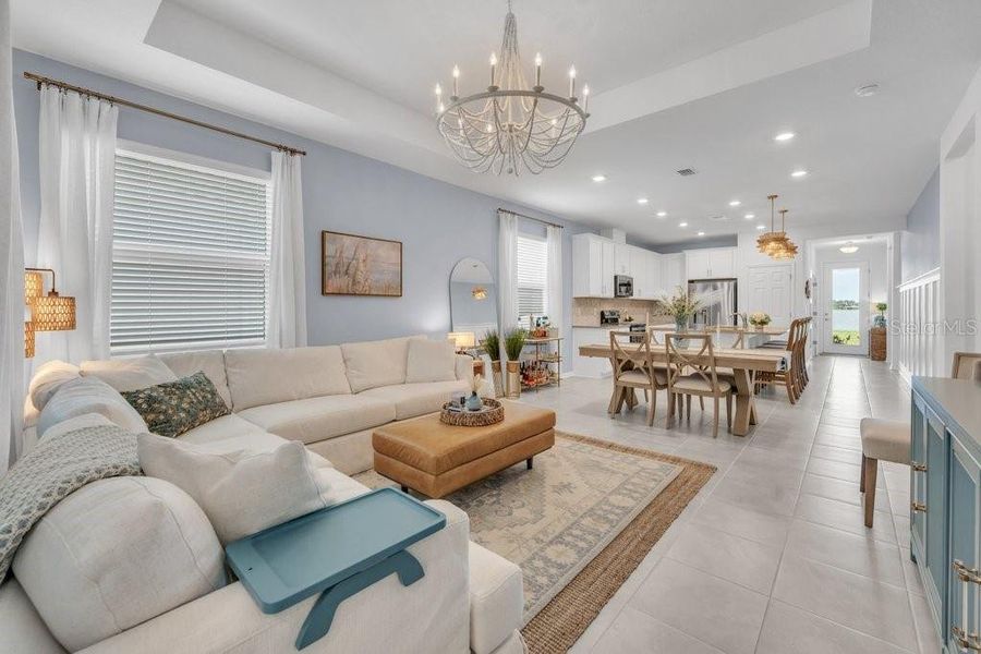 Furnished interior view inside a new home in , Sarasota (Image 15).