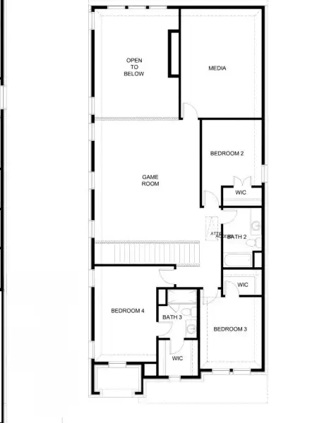 2D floor plan layout of this home in Royal Court, Little Elm, TX (Image 3). 2D floor plan layout of this home in Royal Court, Little Elm, TX (Image 3).