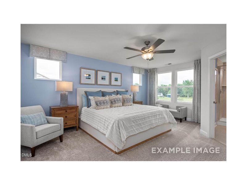 Furnished interior view inside a new home in Springvale, Fuquay Varina (Image 3).