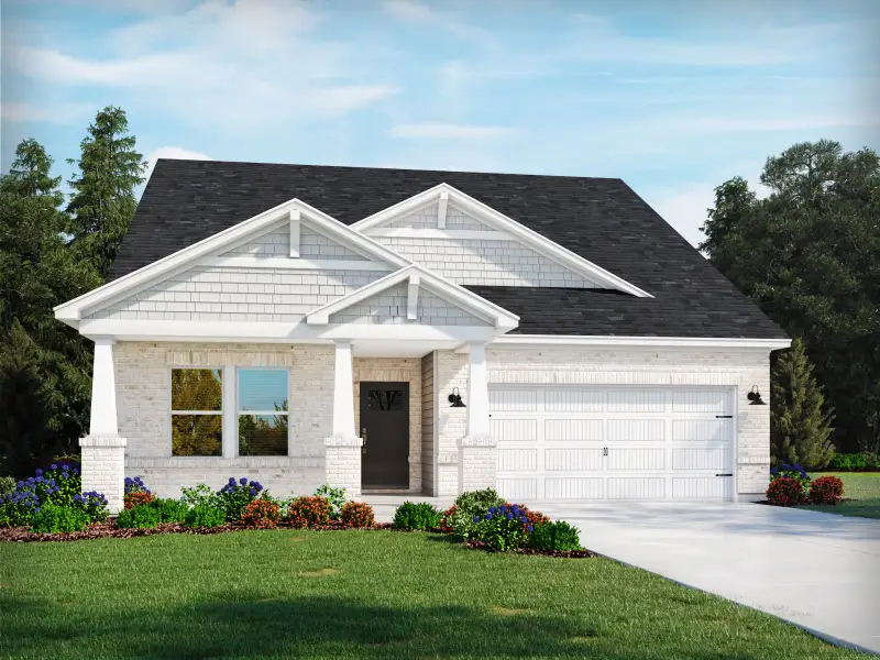 Front exterior of a new home in Waterside - Coastline Series, Longs, SC, highlighting curb appeal (Image 1).