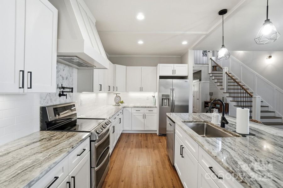 Furnished interior view inside a new home in , Clover (Image 25).