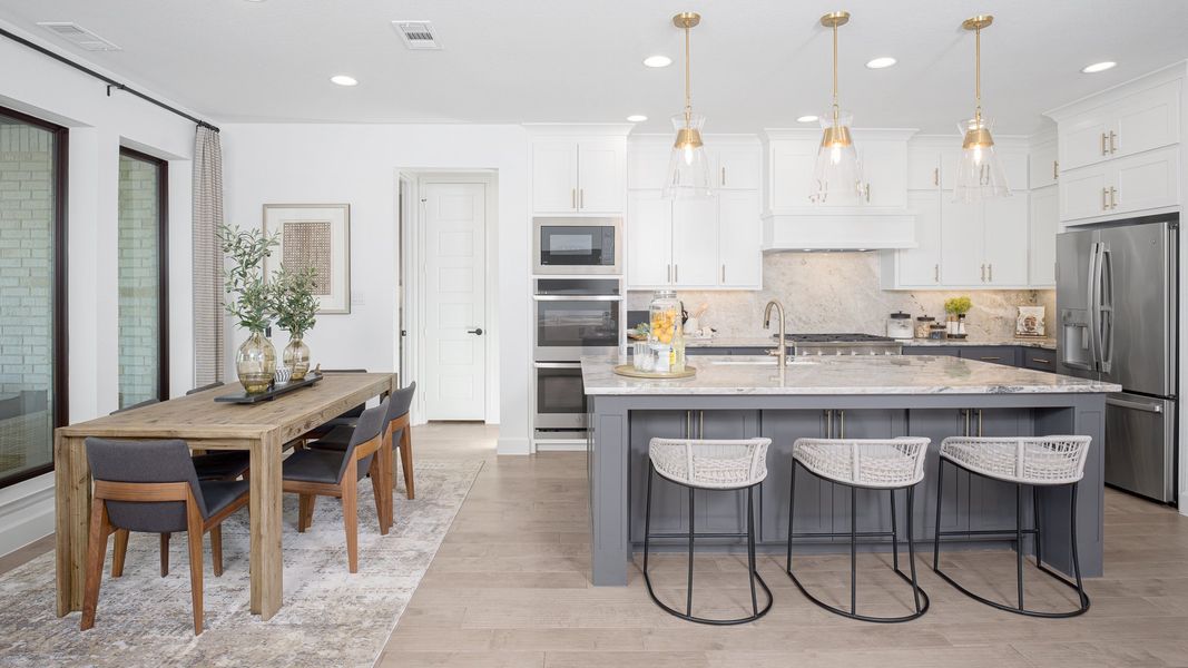 Representative furnished interior of a home built from the 3791W by Perry Homes in Briarley, Montgomery (Image 5).