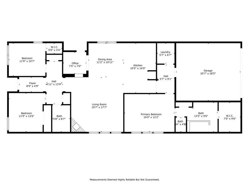 2D floor plan layout of this home in , Justin, TX (Image 4).
