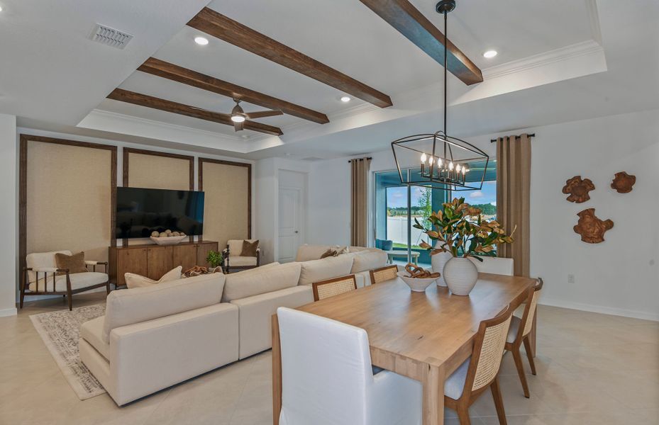 Furnished interior view inside a new home in Caldera, Spring Hill (Image 7).