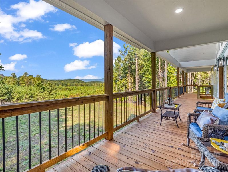 Exterior details and patio area of a home in , Mill Spring (Image 16).
