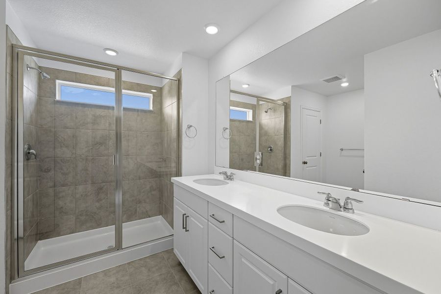 Furnished interior view inside a new home in The Town Collection at Independence, Elizabeth (Image 3).