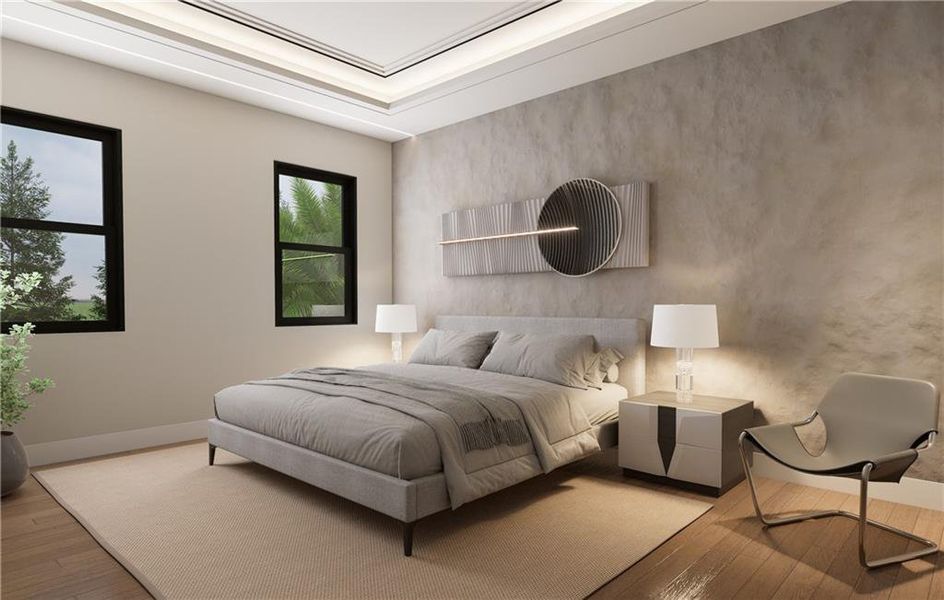 Furnished interior view inside a new home in , Fairburn (Image 25).