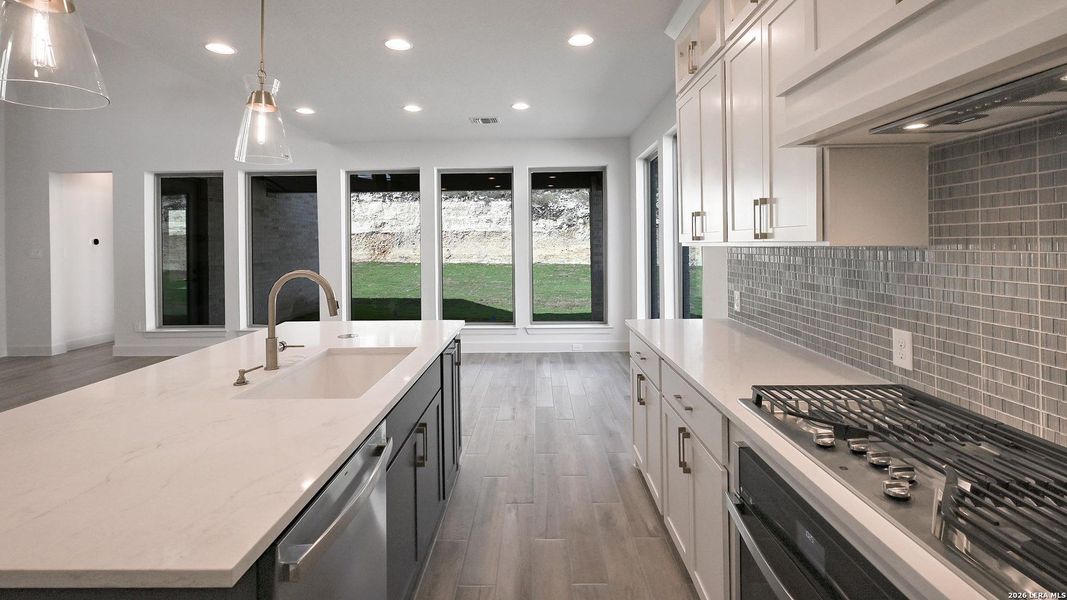 Furnished interior view inside a new home in Hidden Canyon, San Antonio (Image 11).