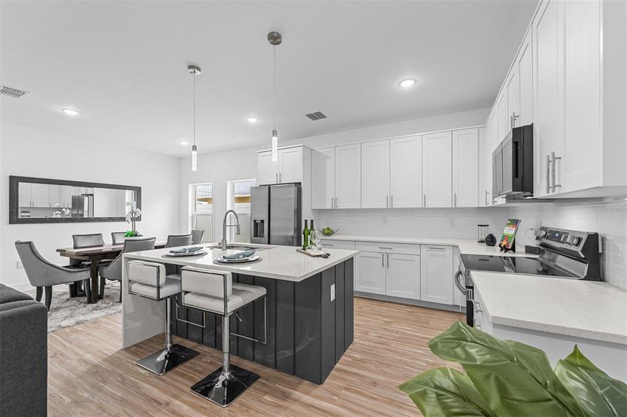 Furnished interior view inside a new home in , Orlando (Image 15). Furnished interior view inside a new home in , Orlando (Image 15).