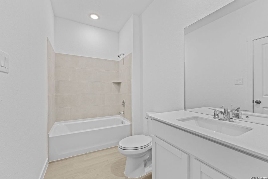 Furnished interior view inside a new home in Waterwheel, San Antonio (Image 8).