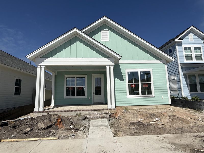Exterior details and patio area of a home in , Summerville (Image 2). Exterior details and patio area of a home in , Summerville (Image 2).