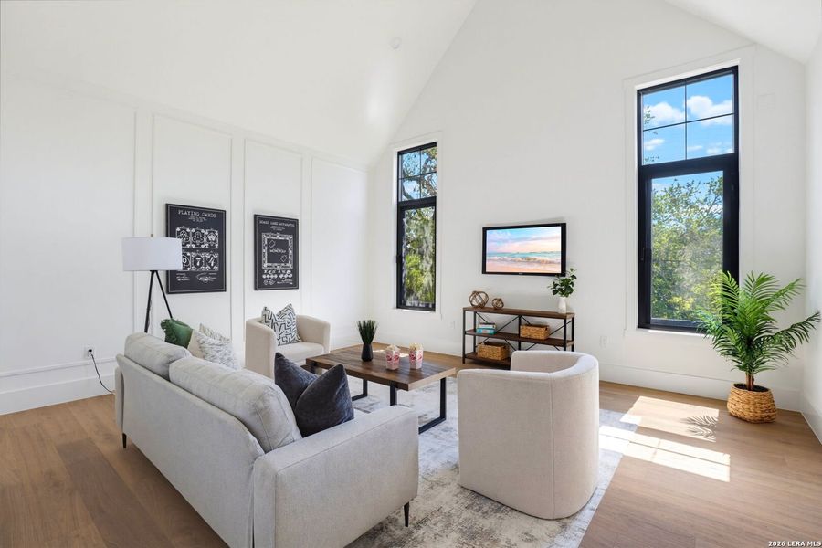Furnished interior view inside a new home in , San Antonio (Image 15).