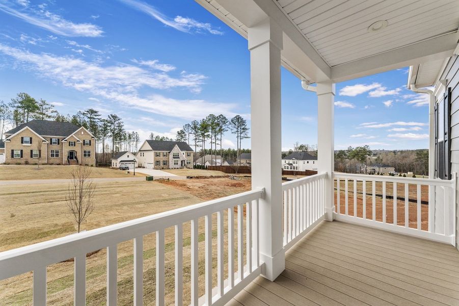 Exterior details and patio area of a home in Suter Estates, Easley (Image 3).