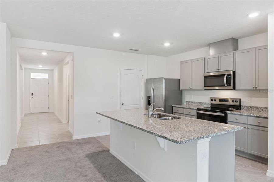 Furnished interior view inside a new home in Deer Run, Davenport (Image 10).