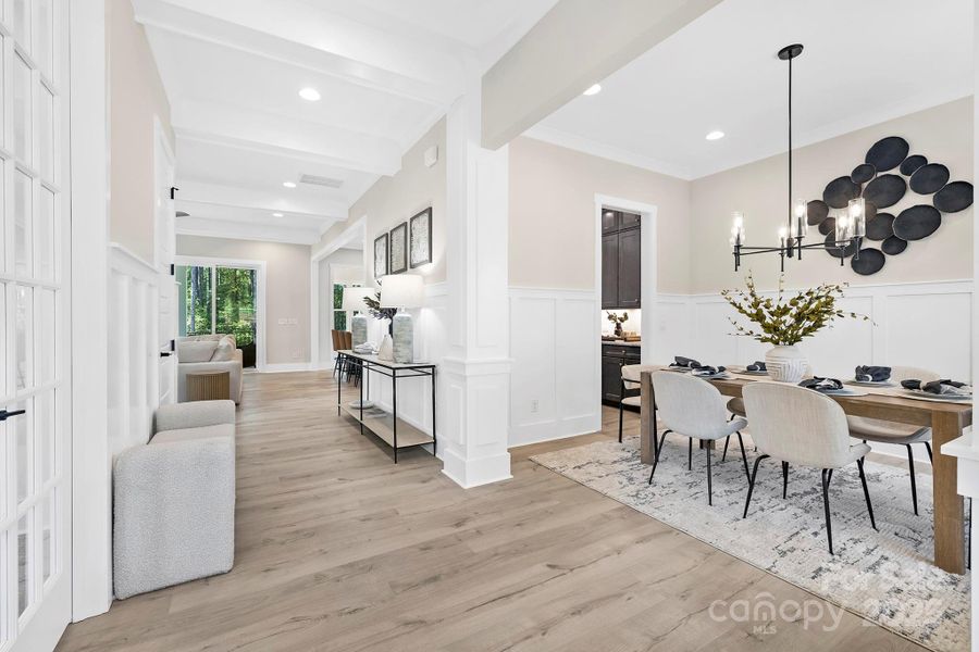 Furnished interior view inside a new home in , Lancaster (Image 26).