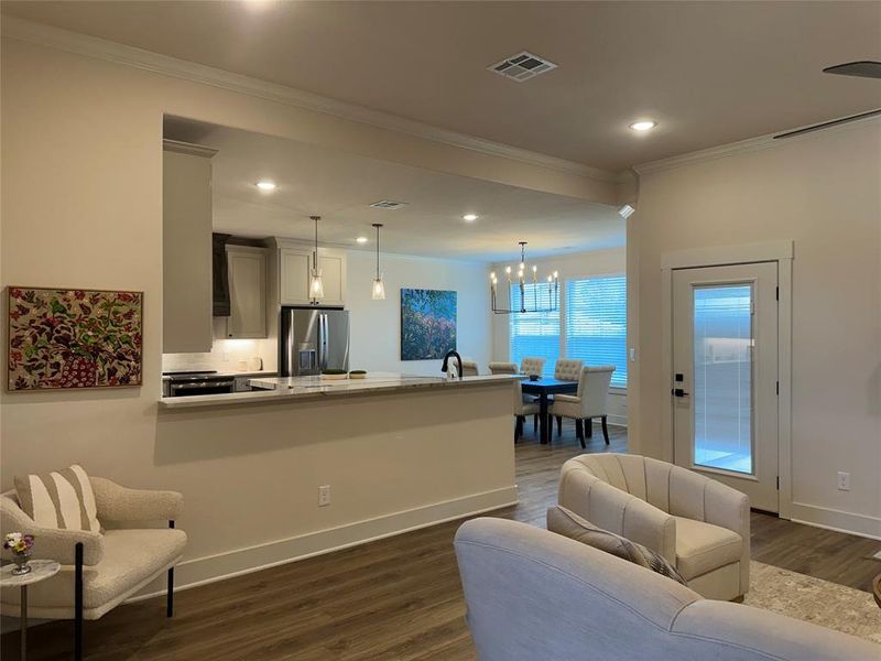 Furnished interior view inside a new home in , Waco (Image 5).