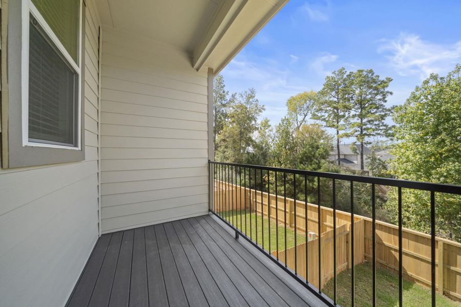 Exterior details and patio area of a home in Woodforest, Montgomery (Image 23). Exterior details and patio area of a home in Woodforest, Montgomery (Image 23).