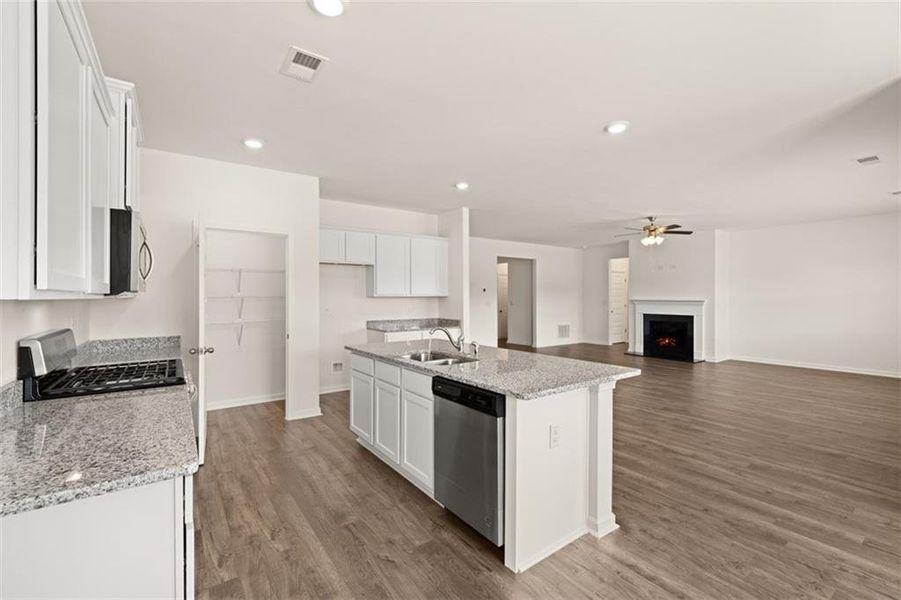 Furnished interior view inside a new home in Preserve at Dove Creek, Statham (Image 6).